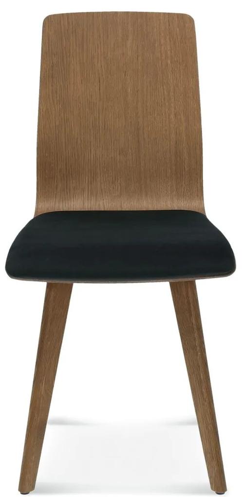 FAMEG Cleo - A-1601 - jedálenská stolička Farba dreva: dub štandard, Čalúnenie: látka CAT. D