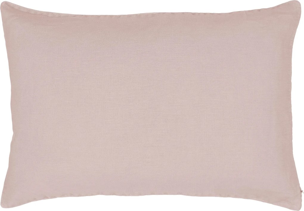 Ib Laursen Ľanový poťah na vankúš Dusty Pink 40 × 60 cm