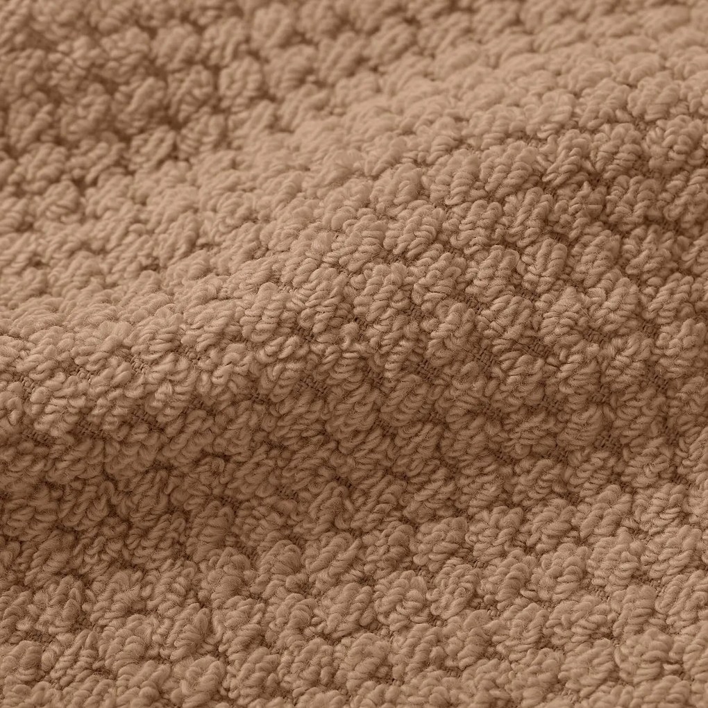 Goldea bavlnený froté uterák / osuška micro pure - škoricový 30 x 50 cm