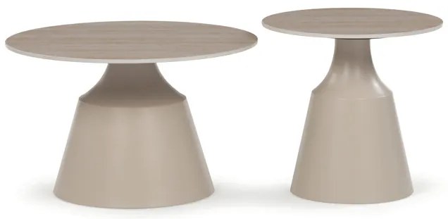 Autronic BONTEC Konferenčný stolík 70x70cm, keramika CT-F4152 TRV Farba: Béžová