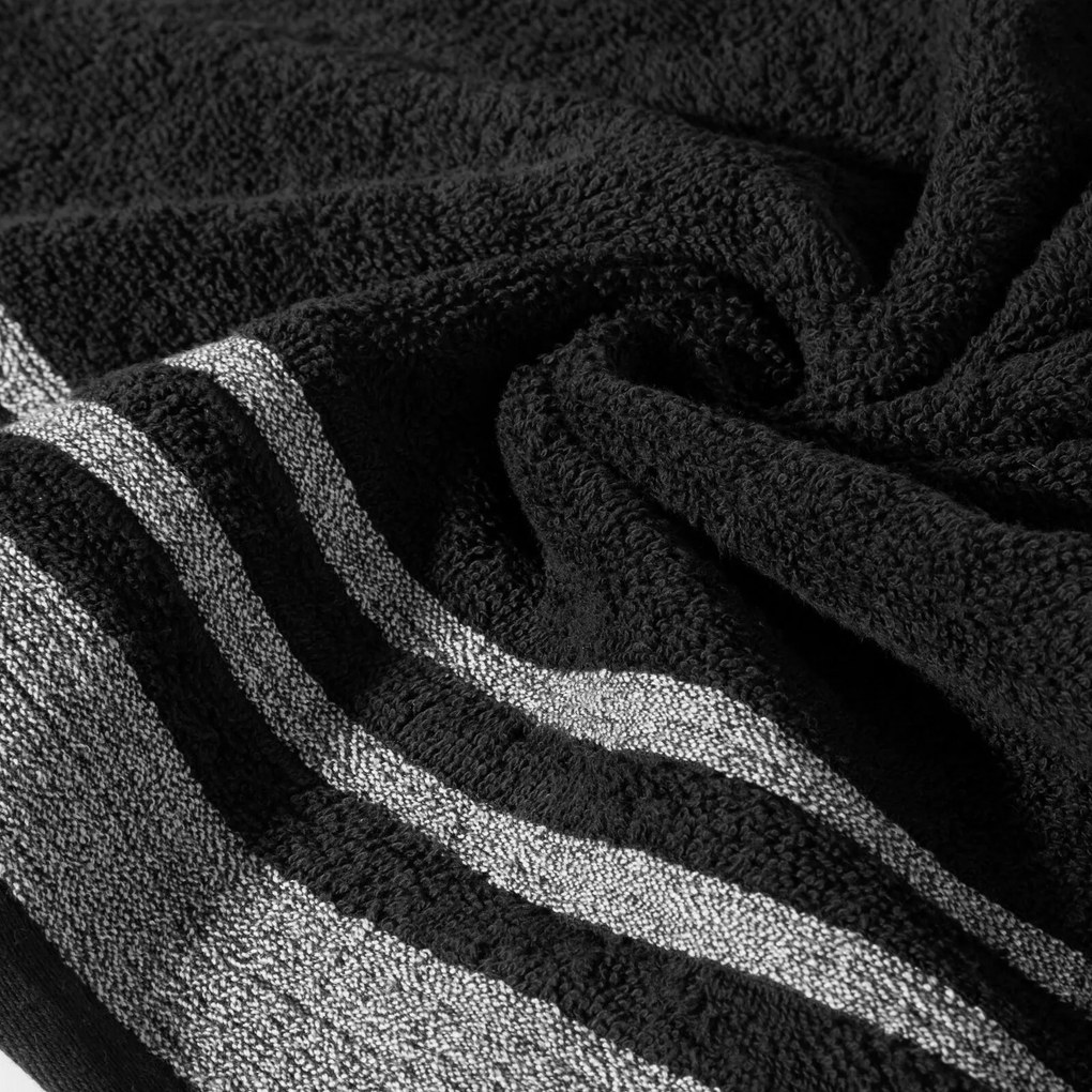 BAVLNENÝ UTERÁK MERY 50X90 CM ČIERNA