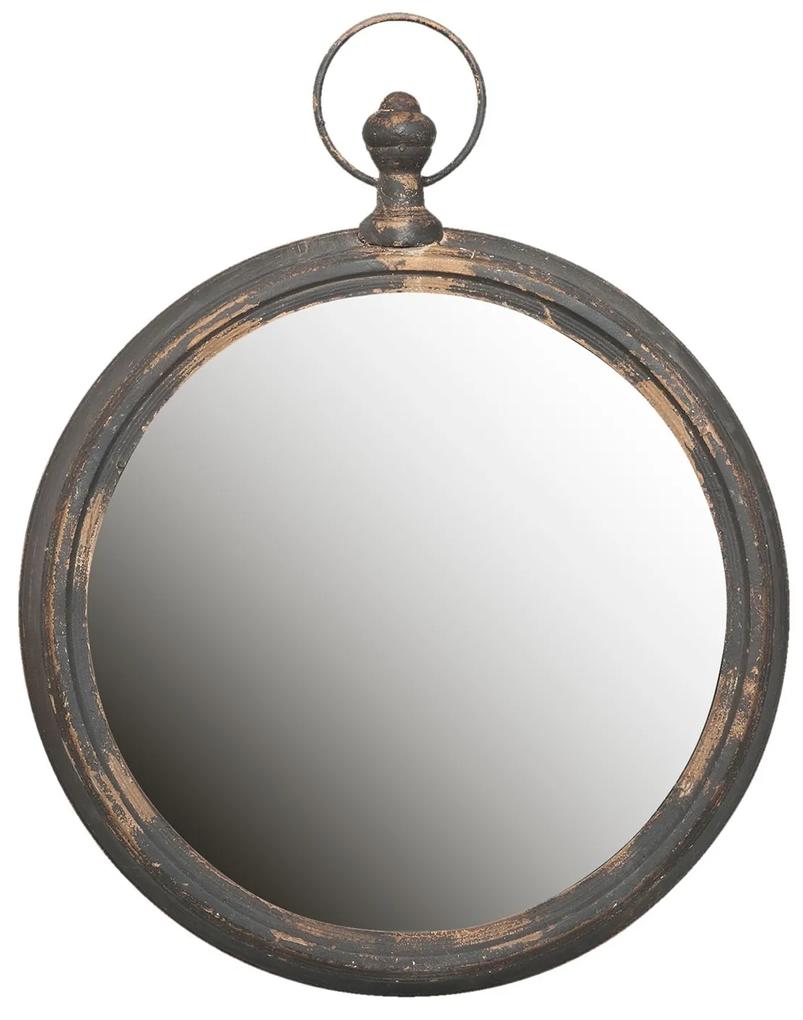 Okrúhle retro zrkadlo v tvare stopiek Raer - 62*6*78 cm