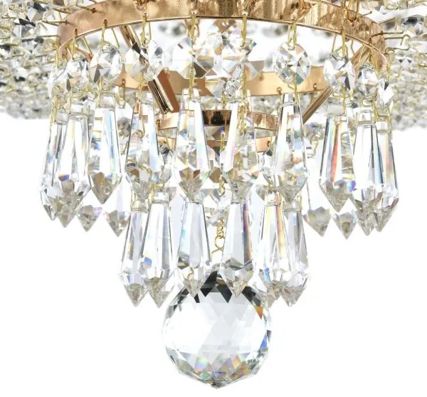 Maytoni DIA890-CL-05-G - Prisadený luster PALACE 5xE27/60W/230V