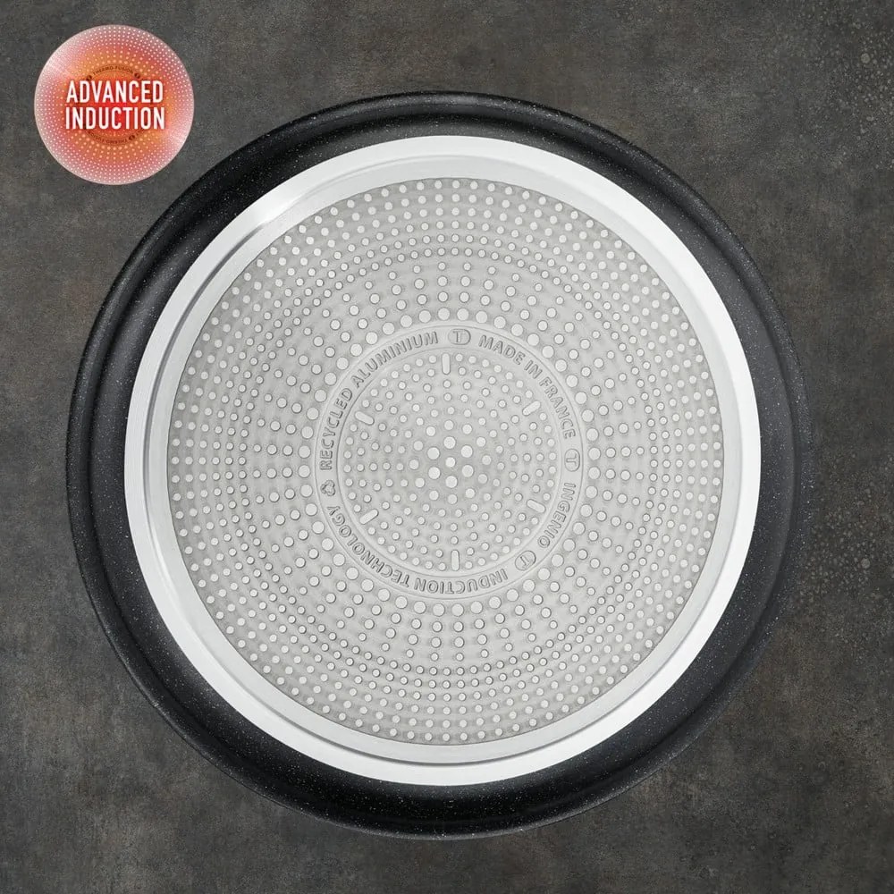 Hliníková súprava riadu 7 ks INGENIO Black stone L3998702 – Tefal