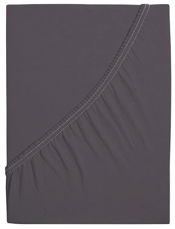 4Home jersey prestieradlo Ideál antracit, 140 x 200 cm