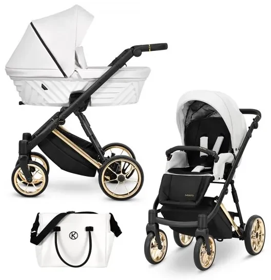 Kočík Kunert Ivento Premium 2v1 - white pearl