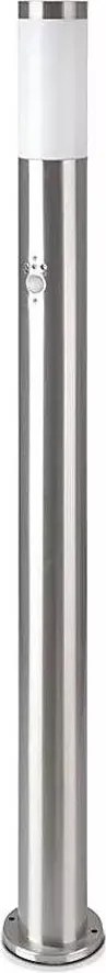 Vonkajšia lampa so senzorom 1xE27/60W/230V IP44 110cm matný chróm