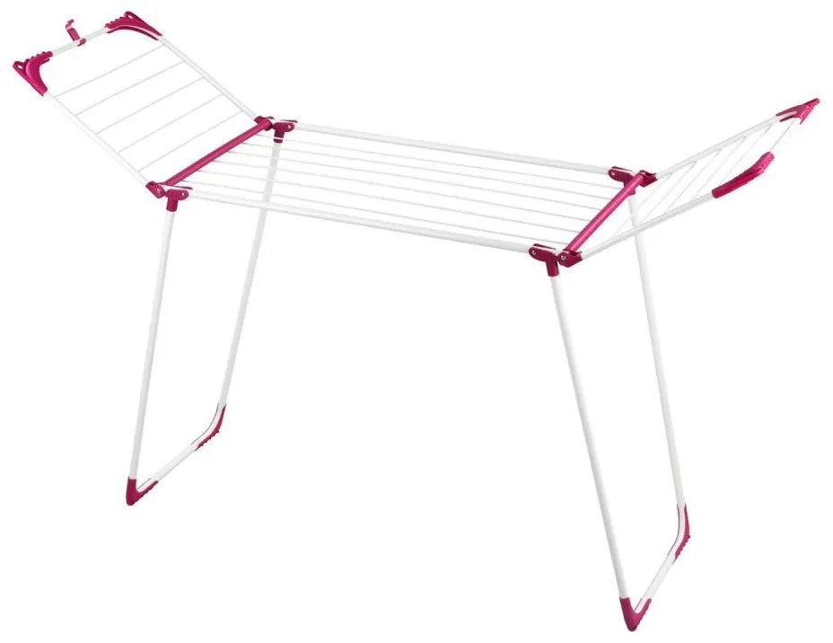 WENKO 3774021100 - Sušiak na bielizeň SUMMER DRY 153x76 cm biela/ružová