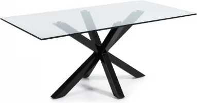 RONY BLACK GLASS stôl 180 x 100 cm
