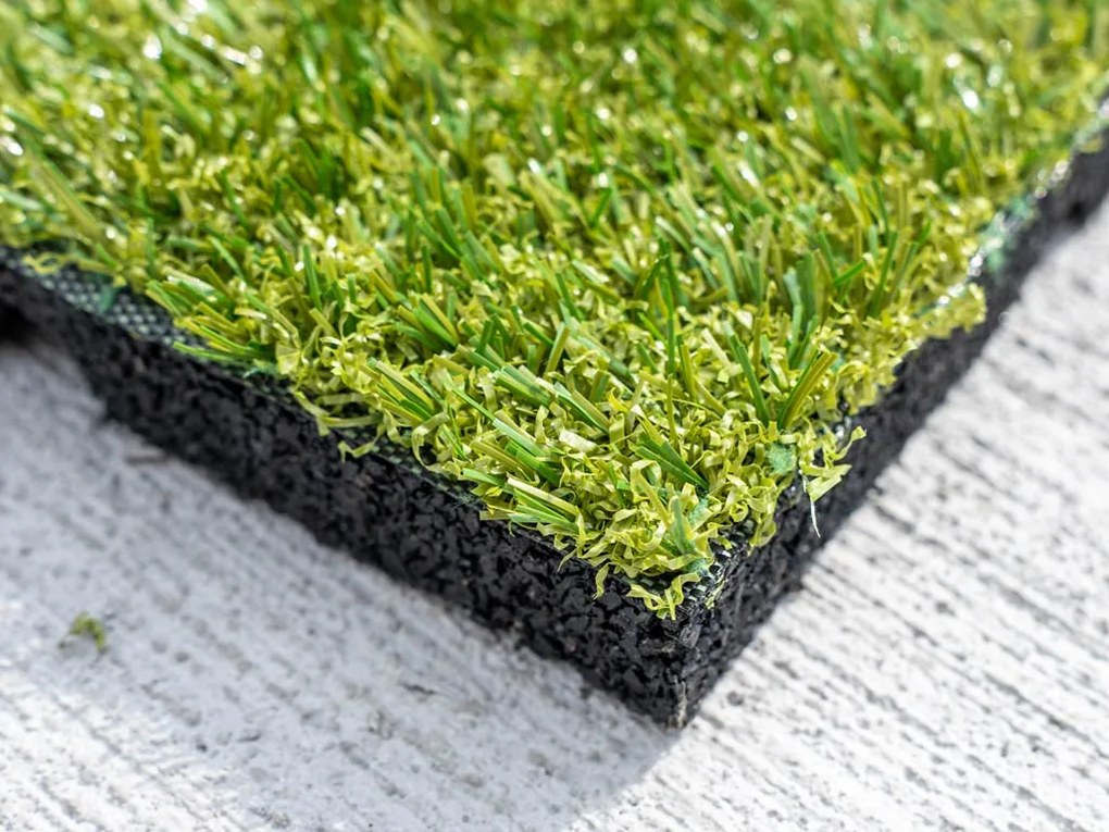 Gumová trávniková dlaždica ASLON 50 x 50 cm, Moss Green