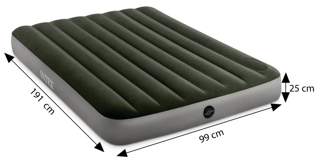 Intex Veľký nafukovací matrac so zabudovanou pumpou - INTEX 64761