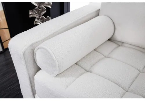 Sedacia súprava 42703 220cm Cozy - Teddy látka biela - Komfort-nábytok