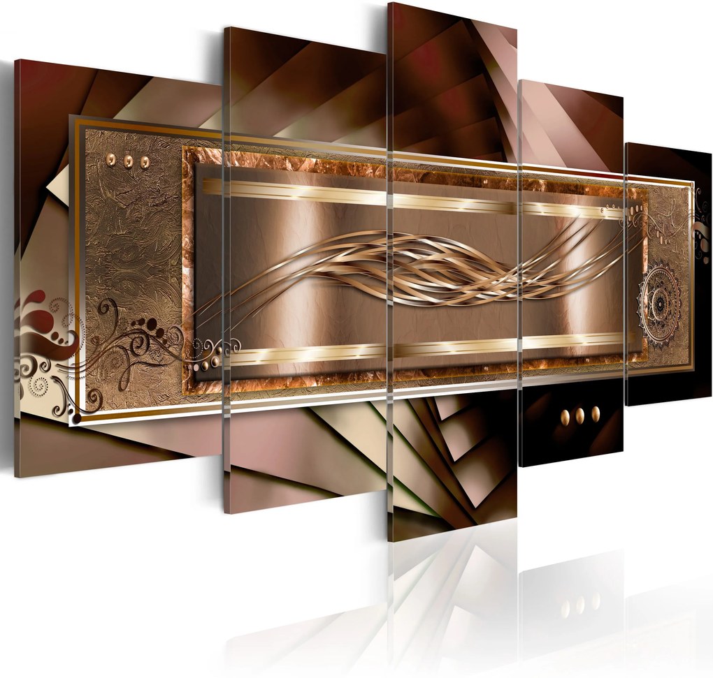 Obraz - Golden gentleness 100x50