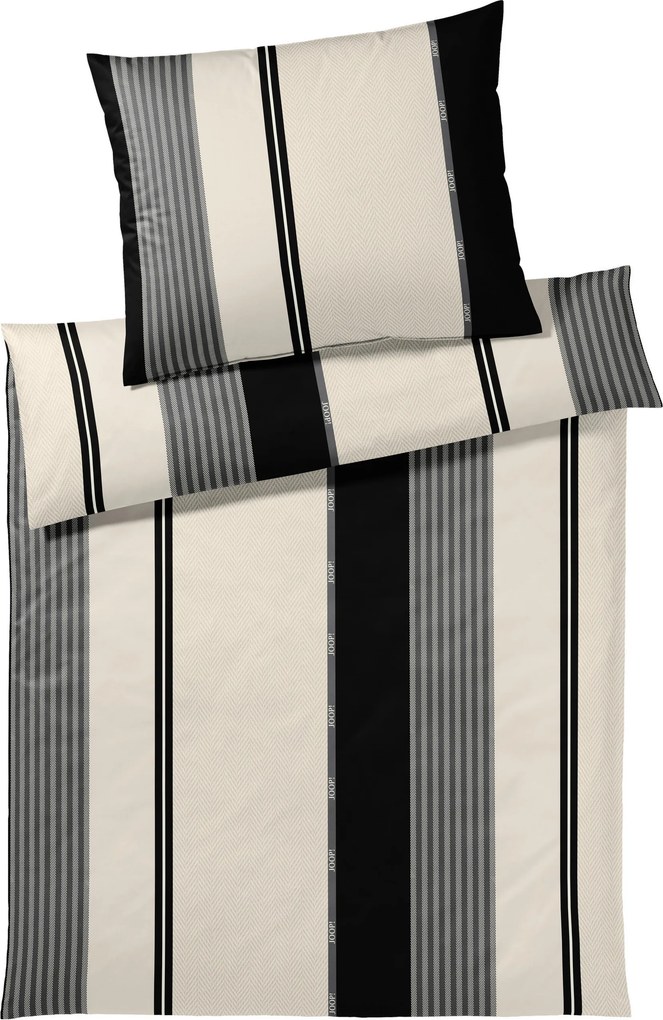 XXXLutz OBOJSTRANNÁ POSTEĽNÁ BIELIZEŇ, makosatén, čierna, 140/200 cm Elegante - Obliečky & plachty - 004977062004
