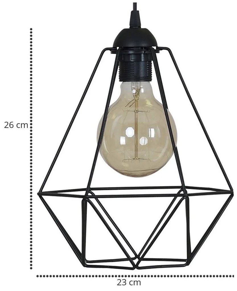 Závesné svietidlo Fusion, 3x drôtené tienidlo (výber z 2 farieb), l