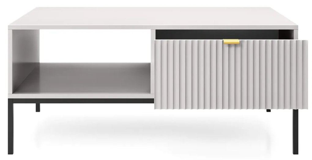 Konferenční stolek Nova 104 cm šedý/černý