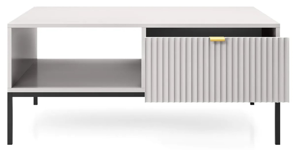 Konferenčný stolík Nova 104 cm sivý/čierny