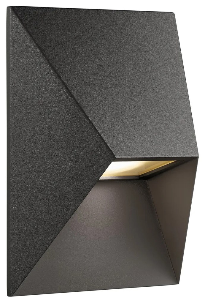 NORDLUX PONTIO vonkajšie hliníkové nástenné svietidlo, 1xGU10, 25W, čierne
