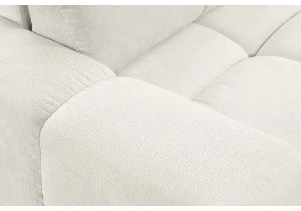 Rozkladacia čalúnená trojmiestna pohovka s úložným priestorom ALMADA béžová