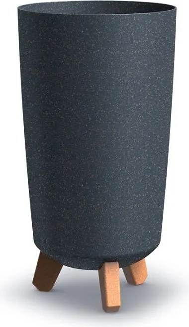 Vysoký kvetináč GRACIE TUBA SLIMECO antracitový