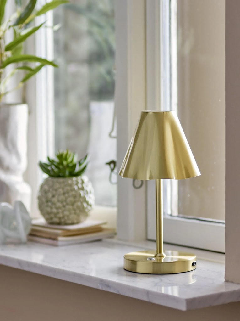 Bloomingville Stmievateľná LED lampička Lianna Brass