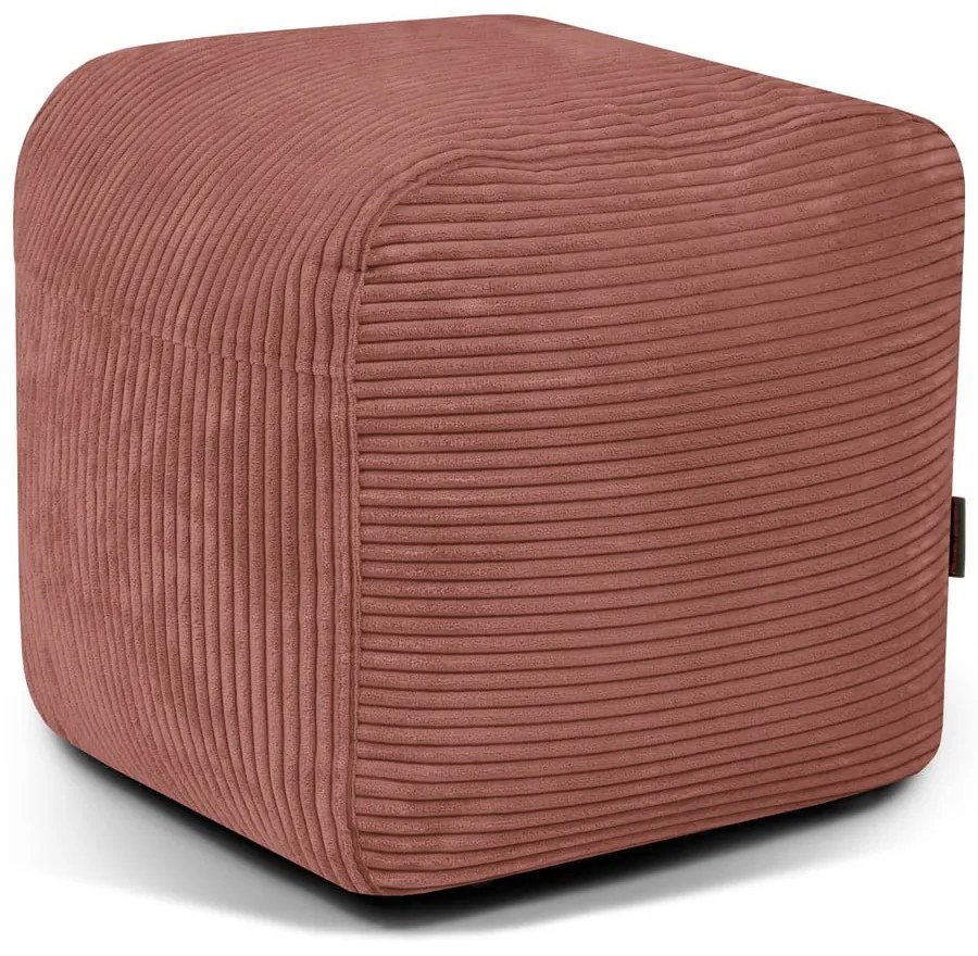 Menčestrový sedací vak v tehlovej farbe Plus 50 Lounge – SLOWDOWN