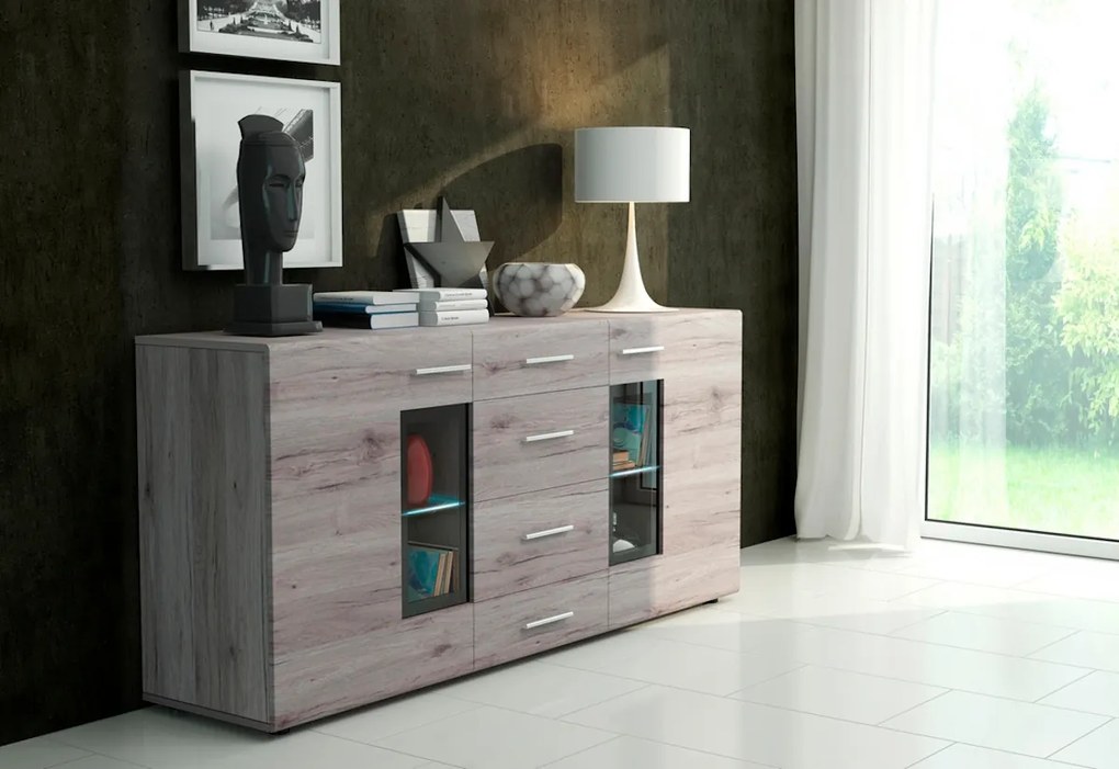 Komoda VALTZ SRC20, 169x79x40, san remo