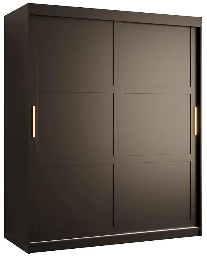 Skriňa Amiro 1 150 čierny/čierny