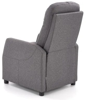 Polohovateľné kreslo FELIPE šedá