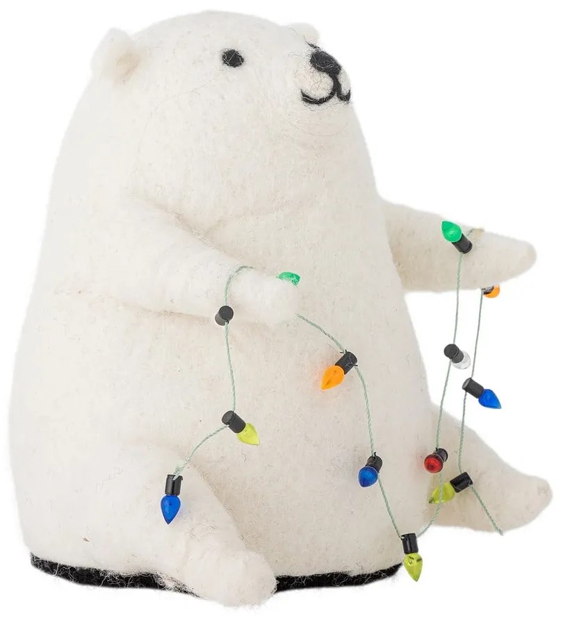 Biela svetelná dekorácia Wally – Bloomingville