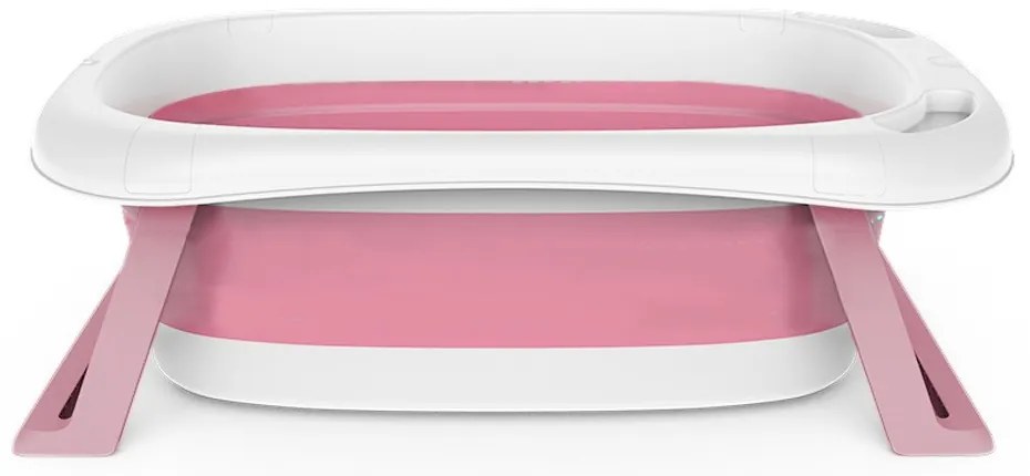 Skladacia vanička so sieťkou pre bábätká, 2 rôzne farby- ružová