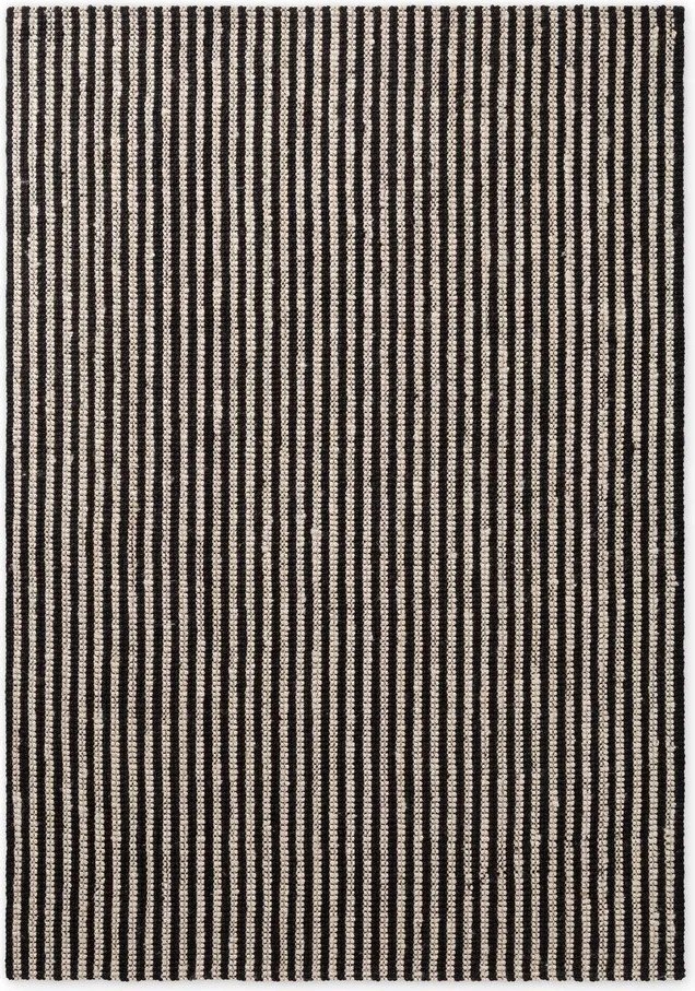 Čierny ručne tkaný jutový koberec 160x230 cm Harvest Ebony – Elle Decoration