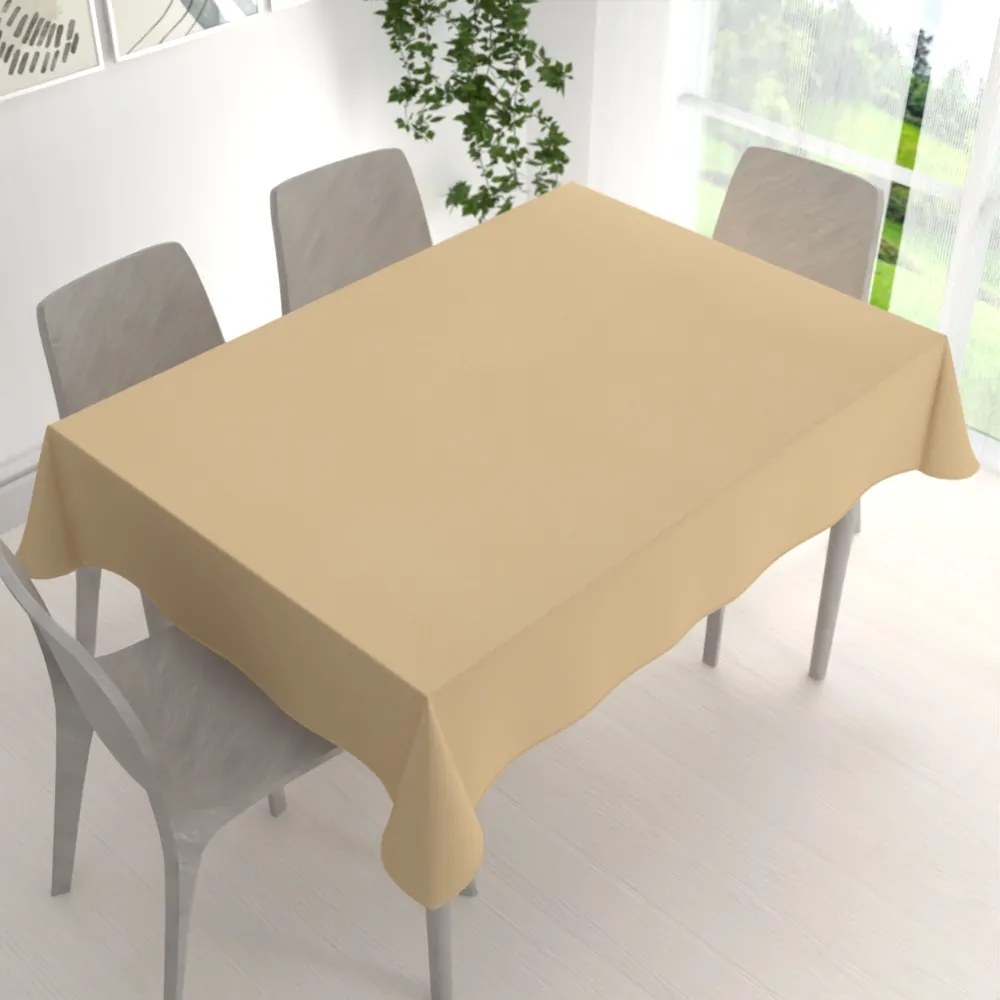 Biante Dekoračný obdĺžnikový obrus BKS-404 Zlatisto pieskový 50x100 cm