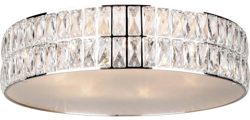 MAXLIGHT C0122 - Stropné svietidlo DIAMANTE 6xG9/42W/230V pr. 46 cm chróm