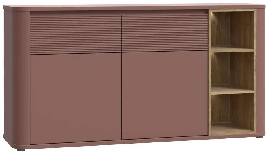 Komoda INAR hnedá/dub