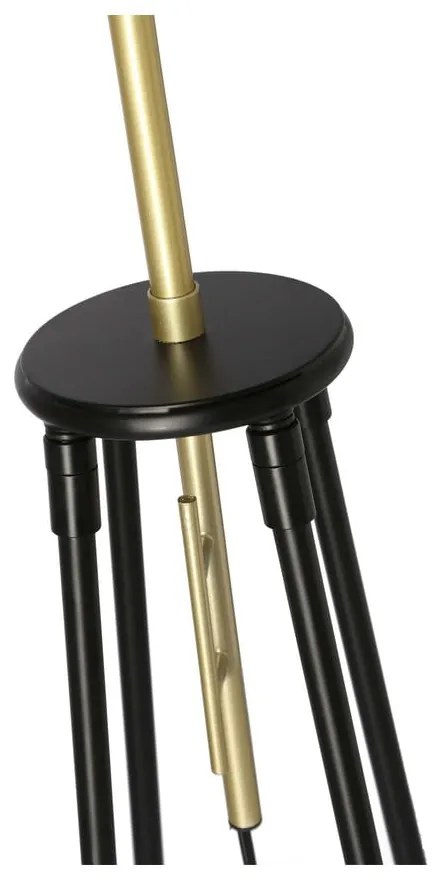 Čierna stojacia lampa (výška 154 cm) Tegola - Candellux Lighting