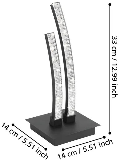 Eglo 99804 - LED Stolná lampa LEJIAS LED/8W/230V