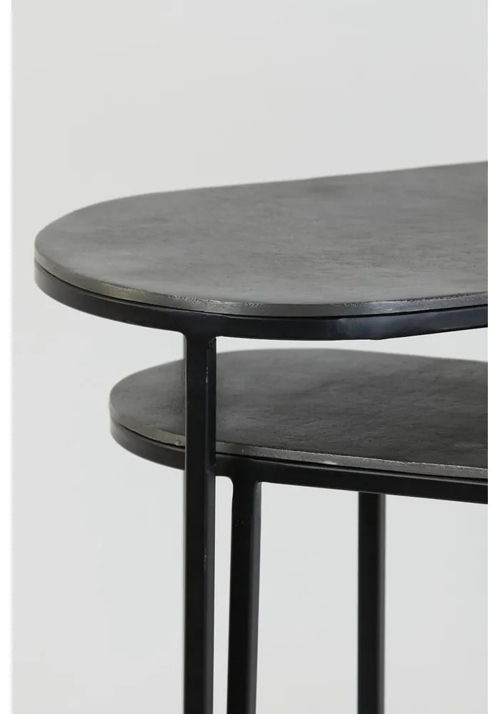 Kovové odkladacie stolíky v súprave 2 ks 26x53 cm Bocov – Light & Living