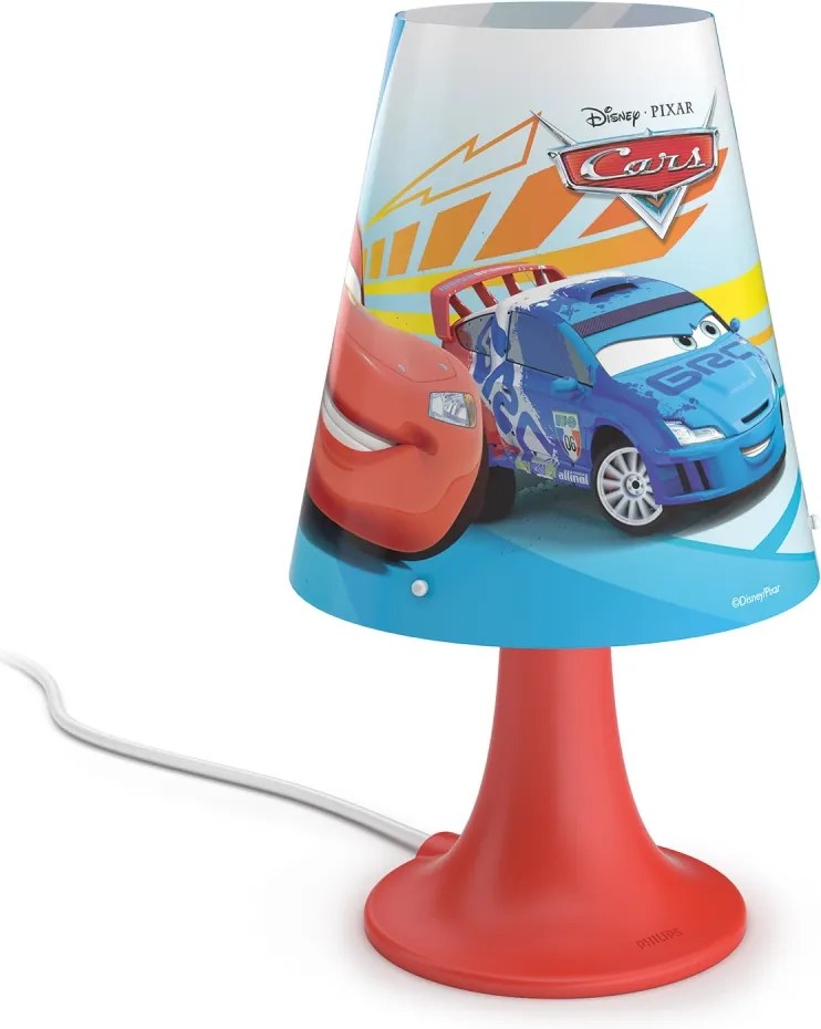 Philips Philips 71795/32/16 - LED Detská stolná lampa DISNEY CARS LED/2,3W/230V P1367