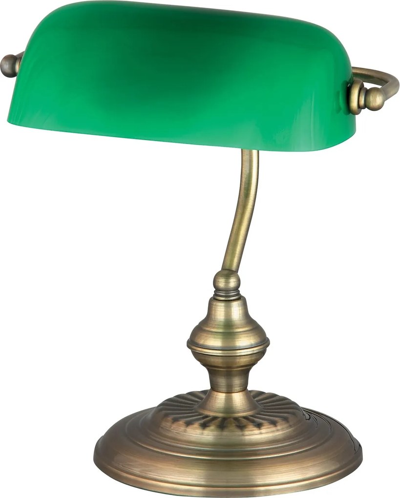 Rabalux BANK stolná lampa 60W/E27/IP20 - bronzová