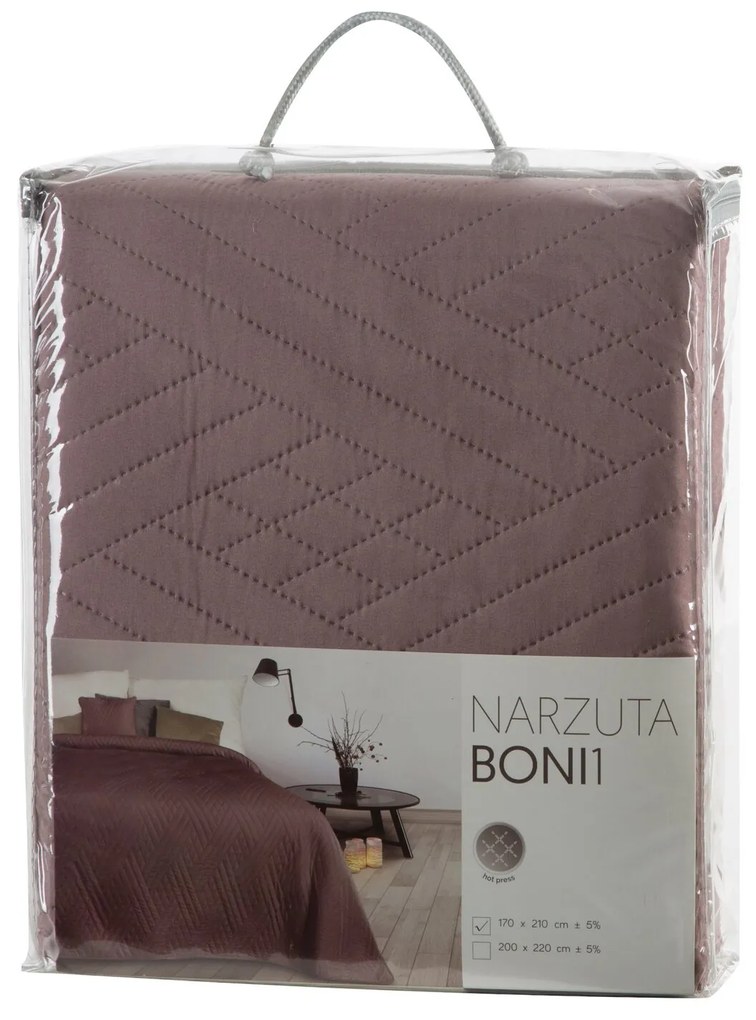 EUROFIRANY PREHOZ NA POSTEĽ BONI1 170X210 CM PUDROVÝ