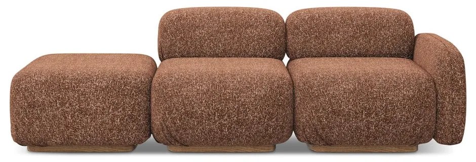 Oranžová/hnedá leňoška (pravý roh) Ailani – Makamii