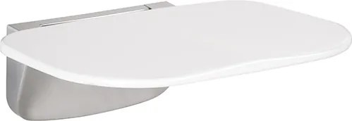 Bemeta Design Sprchové sedadlo, sklopné, lesk, plast biely - 105125034