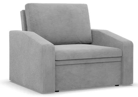 Kreslo ORBIT Poso rozkladacie, svetlosivé