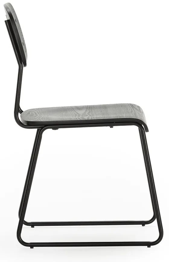 Čierne jedálenské stoličky v súprave 2 ks Aira – Marckeric