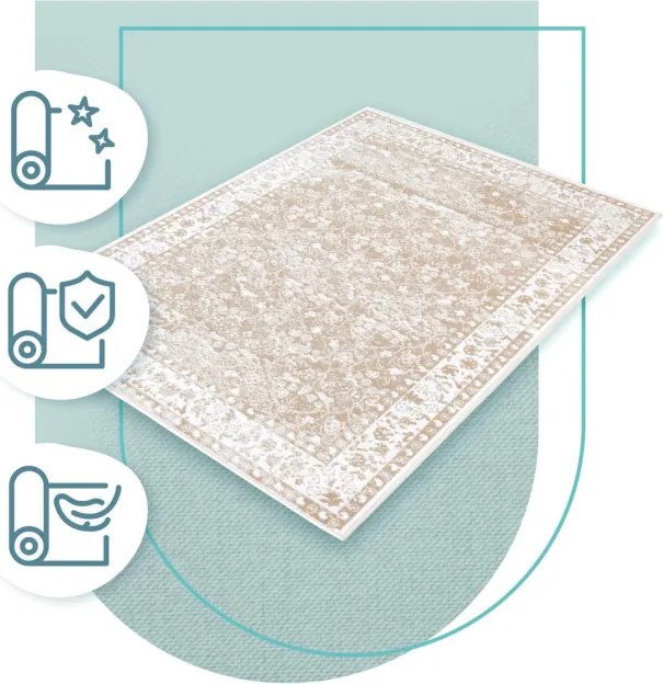 Koberec FD Sensi Nastel tmavobéžový