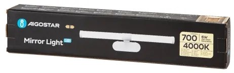 Aigostar - LED Kúpeľňové osvetlenie zrkadla LED/6W/230V 4000K 40cm IP44
