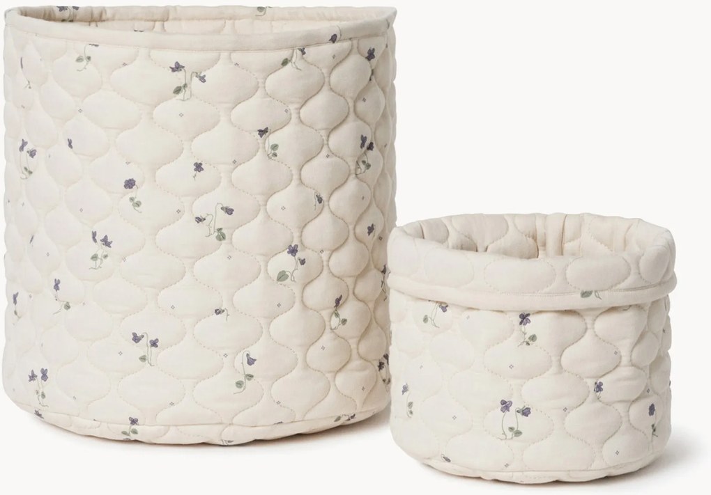 Úložné koše z bavlny Viola, 2 ks