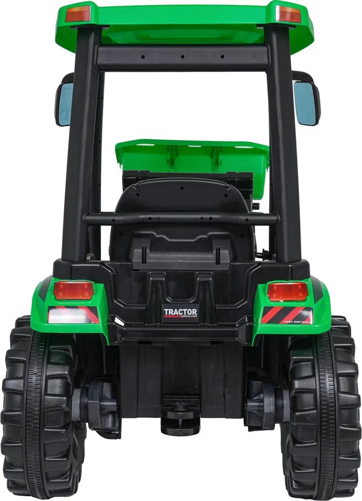 Ramiz MEGA Traktor D68 s prívesom zelený