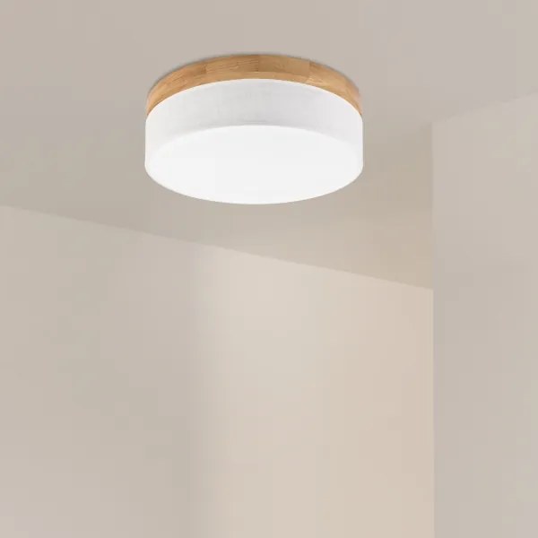 Brilagi - LED stropné svietidlo BELLADONNA LED/36W/230V pr. 40 cm biela/dub